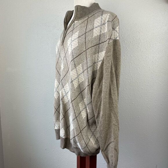Joe Joseph Abboud Quarter Zip Sweater Size XXL EUC - Picture 3 of 5